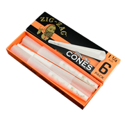 710 Pipes Smoke Shop Zig-Zag 1 1/4 size ultra-thin pre-rolled cones in a 6-pack box