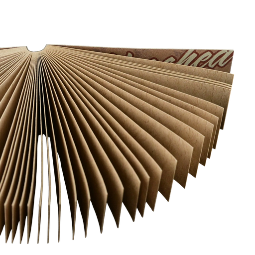 710 Pipes Smoke Shop Zig Zag unbleached paper filter tips fanned out in a 50 count pack