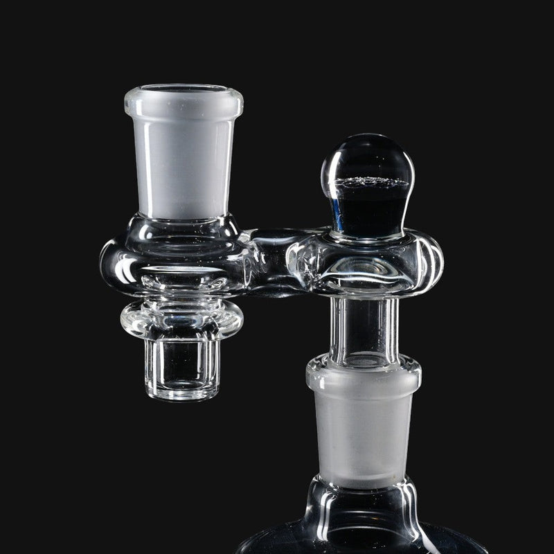 710 Pipes Smoke Shop Zombie Hand glass reclaim catch with 14mm male to 14mm female joint and dicro accent