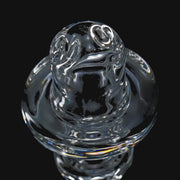 710 Pipes Smoke Shop clear glass Zombie Hand Studio XL spinner carb cap for 25mm and 30mm quartz bangers