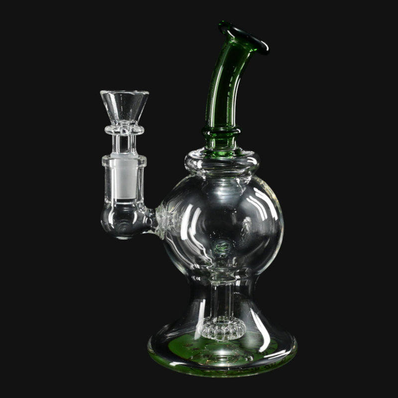 7" Phoenix Star Water Pipe green
