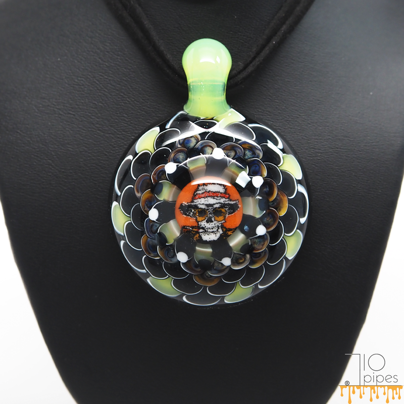 JuJu Glass Hunter S. Thompson Dotstack Pendant #1