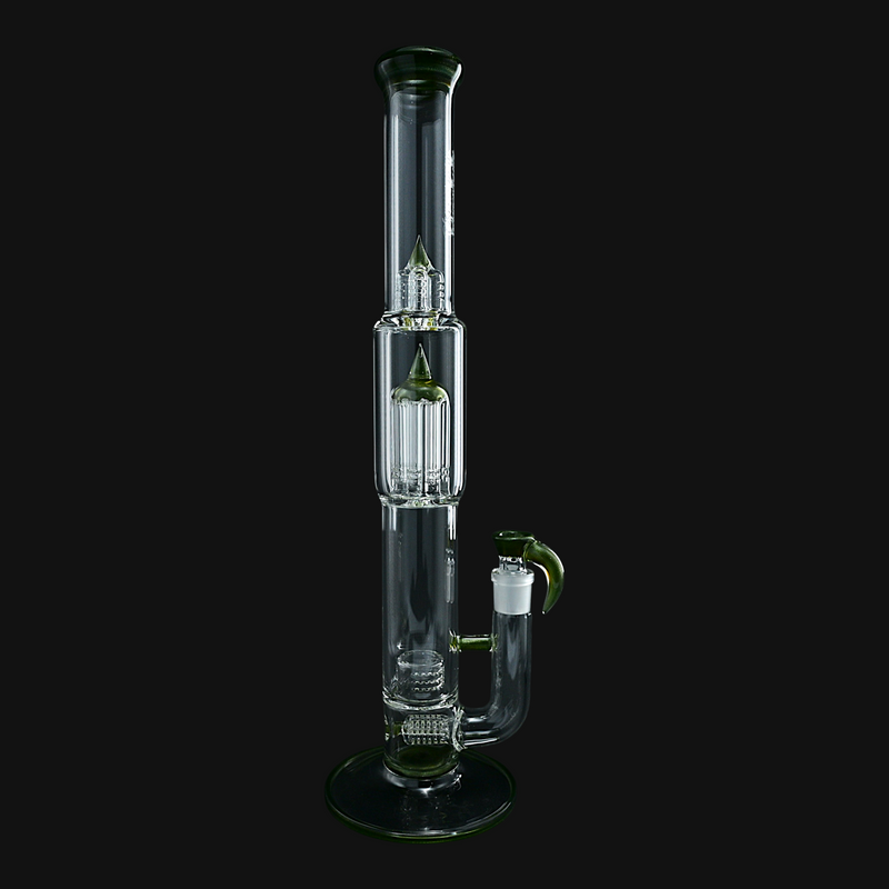 8 Tree FA 3 Line 9.5mm 6 Cut to Front Facing Grid Cap 180 to Gridded 8 Tree w/ Splash Guard & 44mm Neck - Ghosted Jackpot