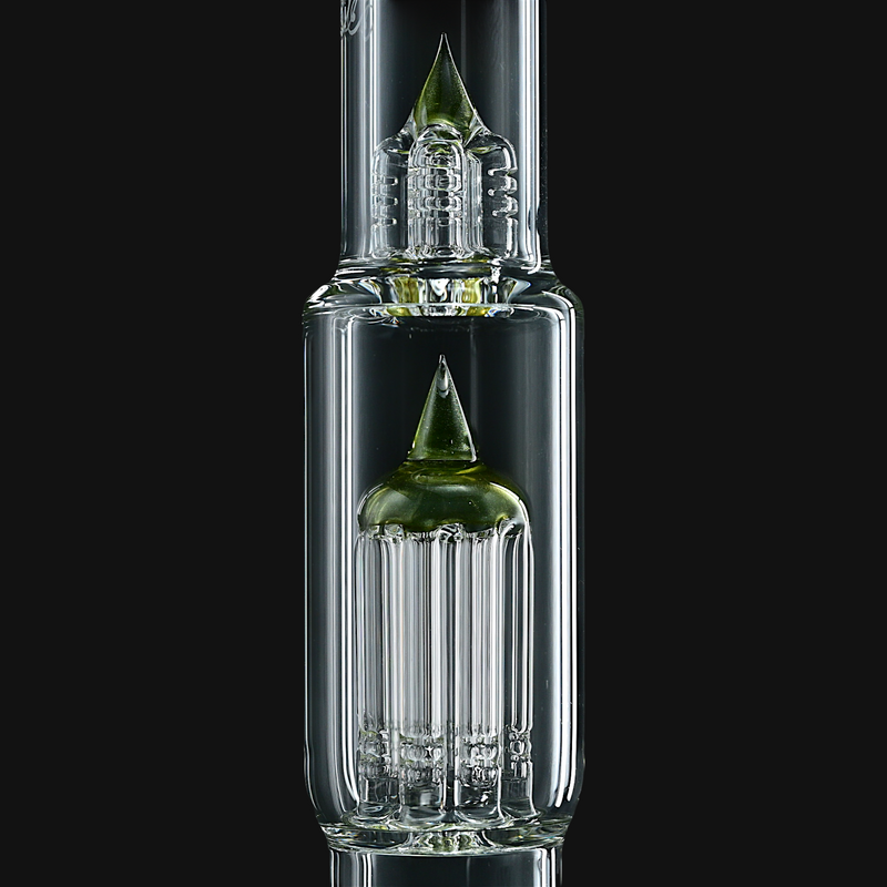 8 Tree FA 3 Line 9.5mm 6 Cut to Front Facing Grid Cap 180 to Gridded 8 Tree w/ Splash Guard & 44mm Neck - Ghosted Jackpot