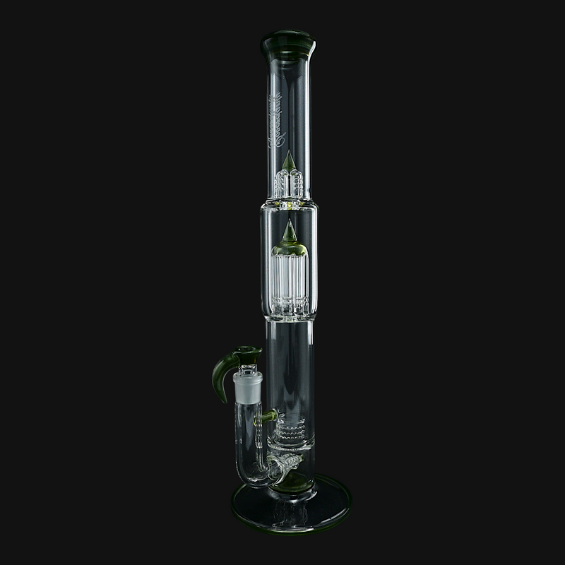 8 Tree FA 3 Line 9.5mm 6 Cut to Front Facing Grid Cap 180 to Gridded 8 Tree w/ Splash Guard & 44mm Neck - Ghosted Jackpot