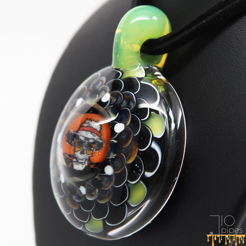 JuJu Glass Hunter S. Thompson Dotstack Pendant #1