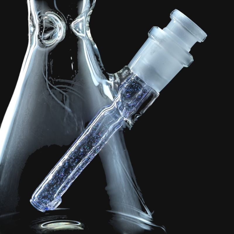 Spaceman Glass Purple Cropal Downstem