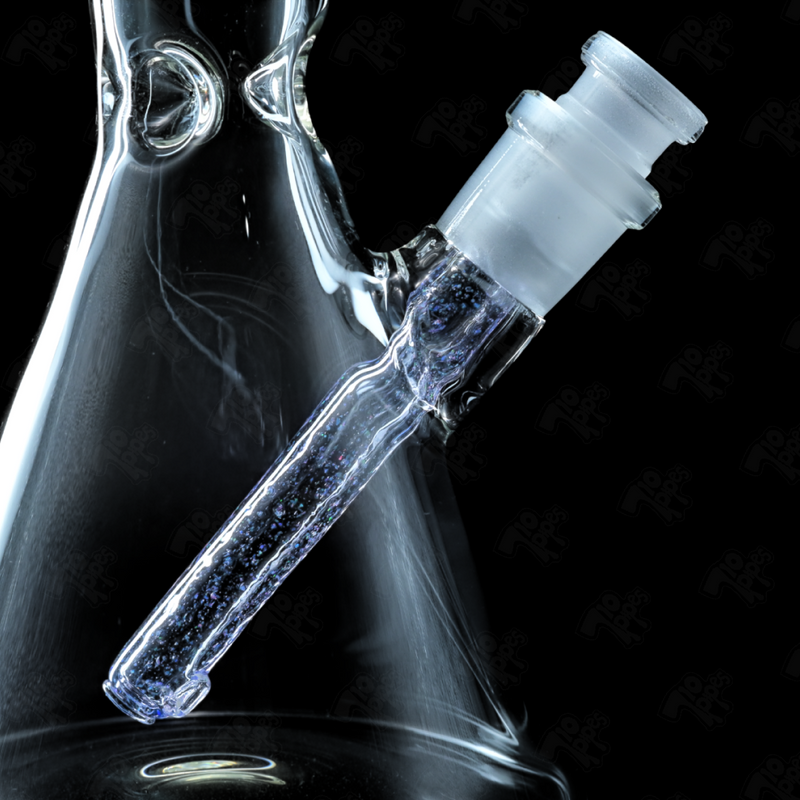 Spaceman Glass Purple Cropal Downstem