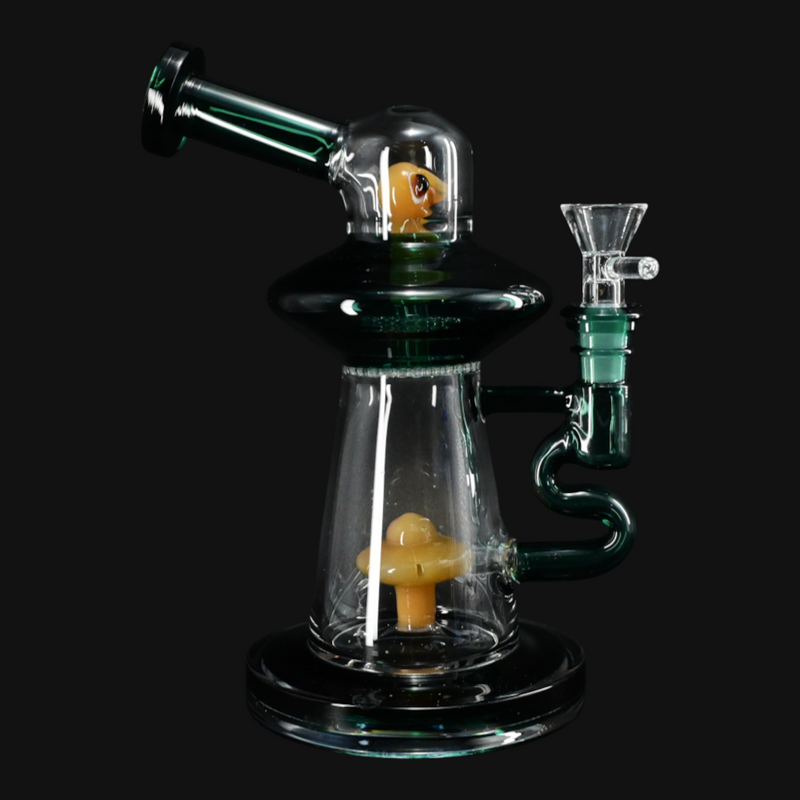Alien Space Ship Water Pipe 7.7"