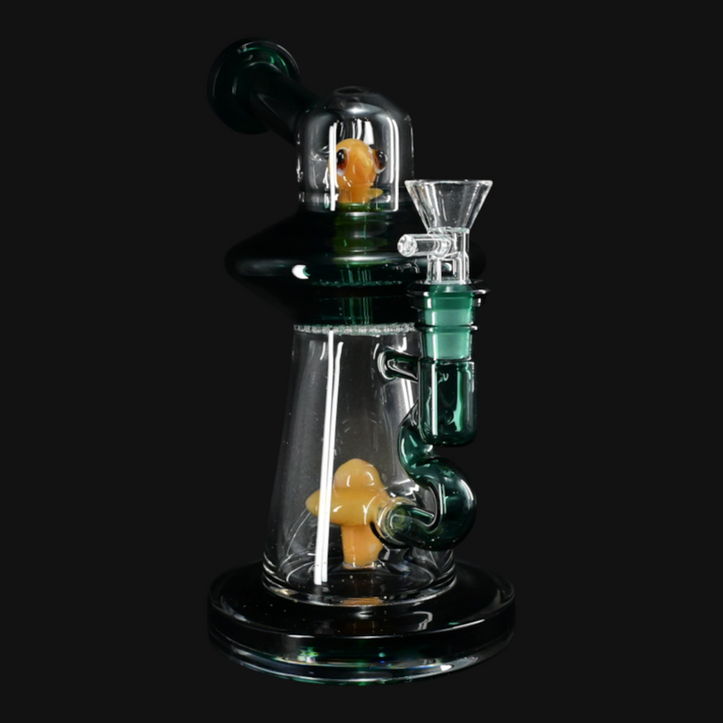 Alien Space Ship Water Pipe 7.7" lake