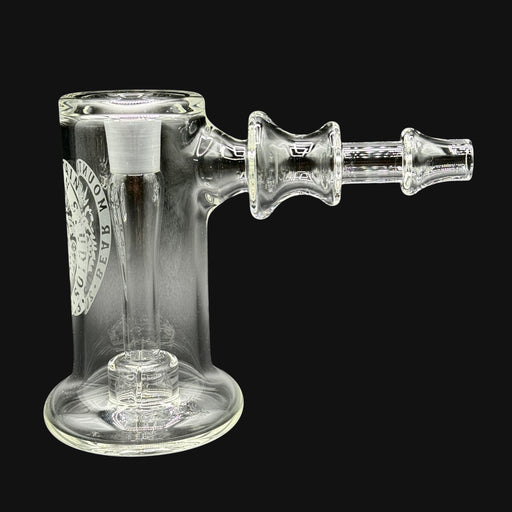 710 Pipes Smoke Shop Bear Mountain Studios clear glass 14mm Terp Hammer dab rig with matching bubble cap