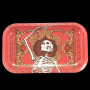Blazy Susan x Grateful Dead Metal Rolling Tray - Frame Skeleton 