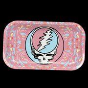 Blazy Susan x Grateful Dead Metal Rolling Tray - Pink & Blue
