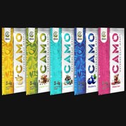 710 Pipes Smoke Shop Camo Natural Leaf Wraps in various flavors, tobacco-free chamomile and mate blunt wraps.