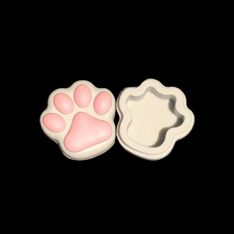 Cat Paw Silicone Container - Grey