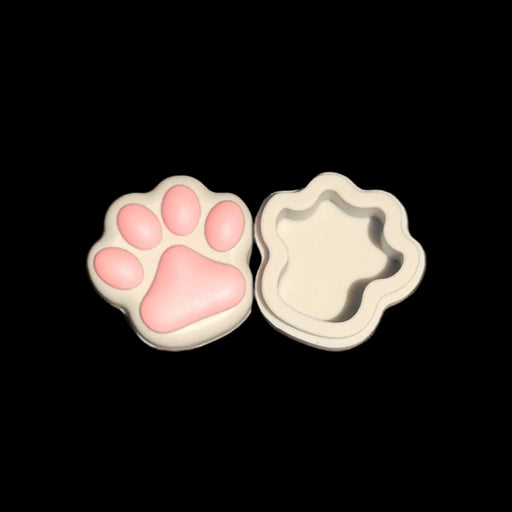 Cat Paw Silicone Container - Grey