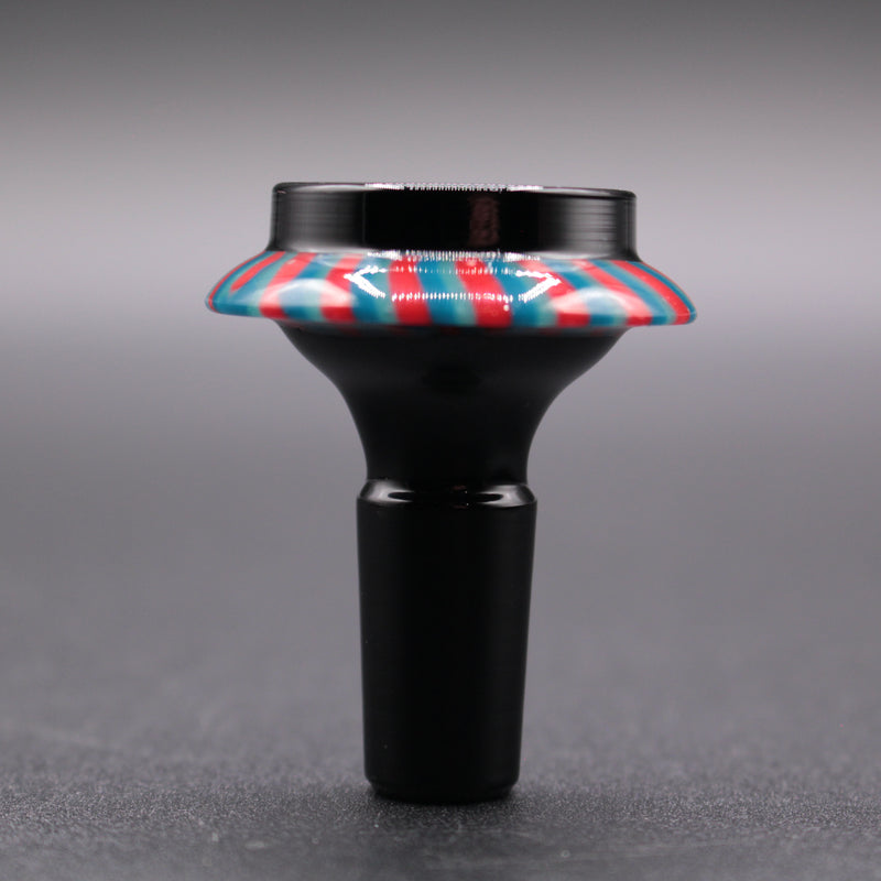 Color Stripe UFO 14mm Herb Slide