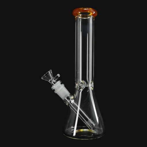 Color Lip Beaker 10" side view with amber lip