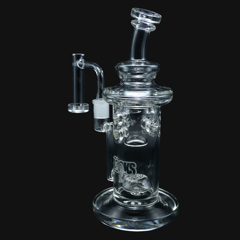Crooks Clear 12" Moon Crater Water Pipe