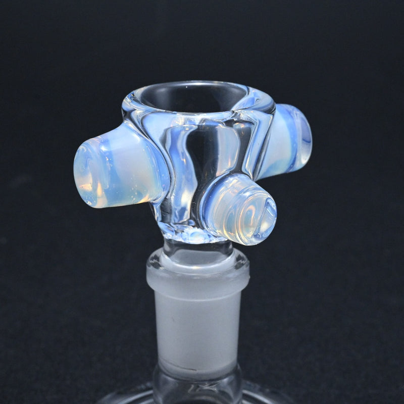 Zombie Hand 18mm Bowl w/ Color Accents - Ghost