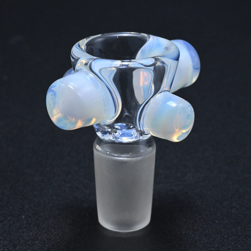 Zombie Hand 18mm Bowl w/ Color Accents - Ghost