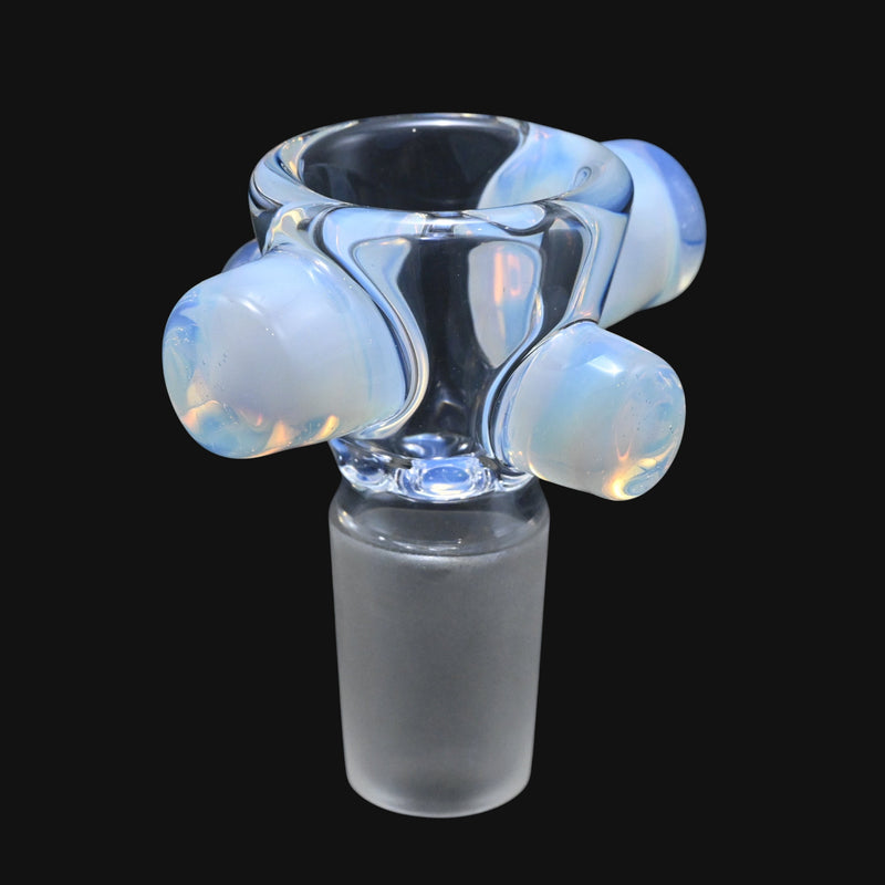 Zombie Hand 18mm Bowl w/ Color Accents - Ghost