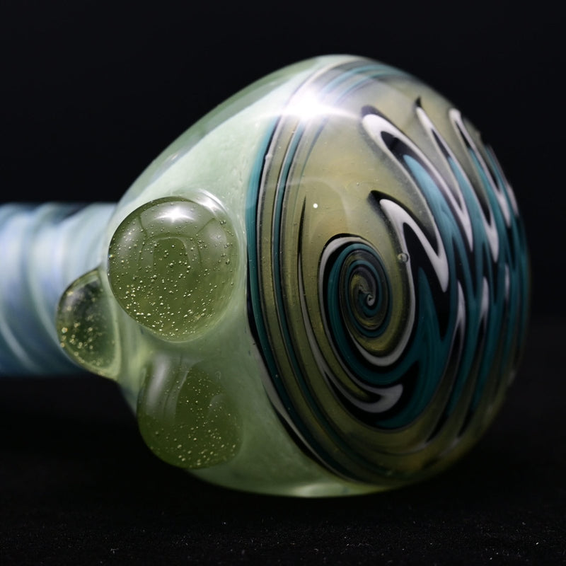 R.L. Dots Wigwag Spoon - Green/Blue