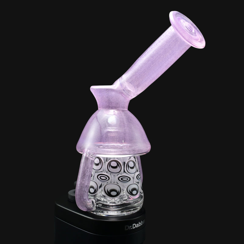 R.L. Dots x Kadabra Mushroom Switch 2 Top - Rose Quartz/Icy White Satin