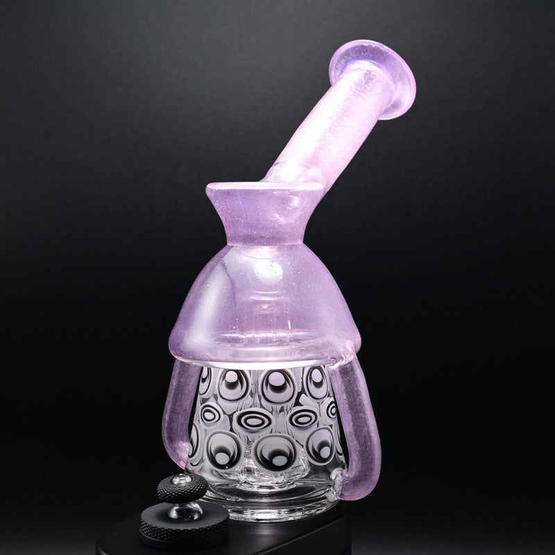 R.L. Dots x Kadabra Mushroom Switch 2 Top - Rose Quartz/Icy White Satin