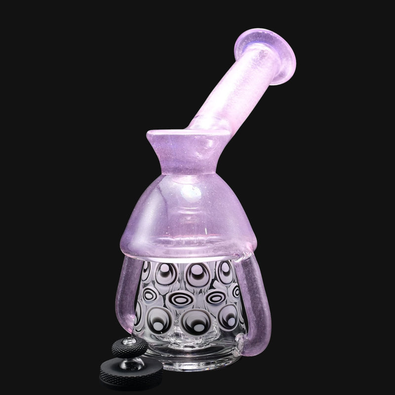 R.L. Dots x Kadabra Mushroom Switch 2 Top - Rose Quartz/Icy White Satin