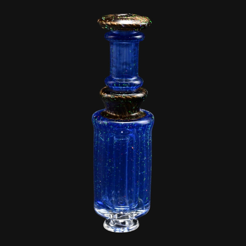 Kadabra Pivot Bubbler - Electrum & Blue Cropal