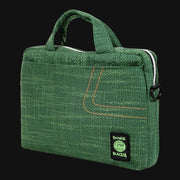 Dime Bags green hempster laptop bag with top handles and durable stitching