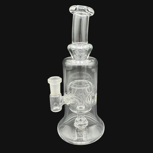 710 Pipes Smoke Shop ECH Glassworks Fab #1 clear glass rig with 10mm joint and 3-hole percolator straight fab design