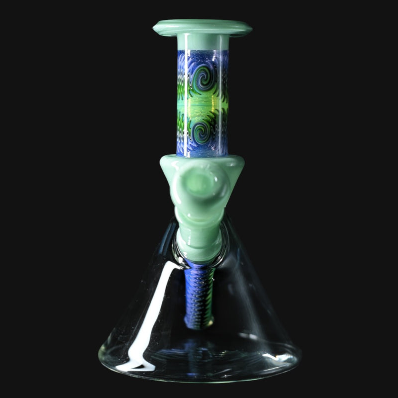 Fogz Glass Wig Wag Beaker (Green)