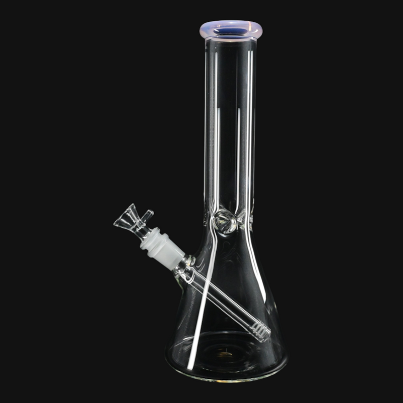 Footlong Beaker Water Pipe 12" side view of bong