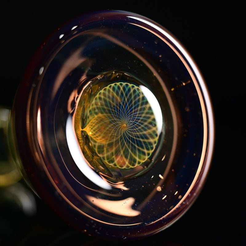 Gatez Glass Dual Color Gem Dry Piece