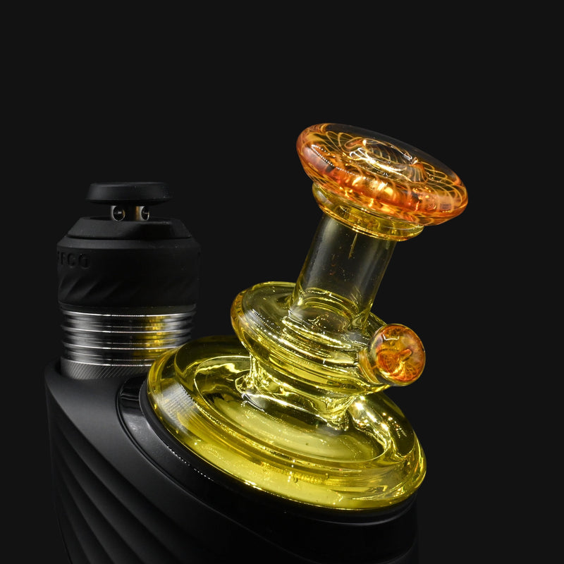 Gatez Glass Single Color Dry Peak Top - Yellow Opal