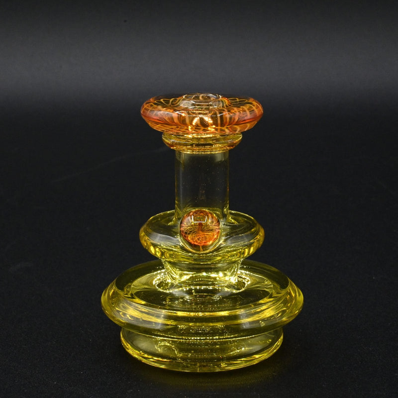 Gatez Glass Single Color Dry Peak Top - Yellow Opal