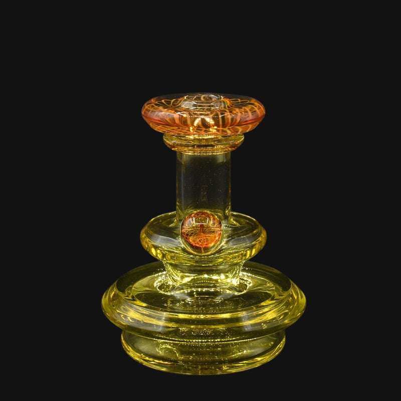 Gatez Glass Single Color Dry Peak Top - Yellow Opal