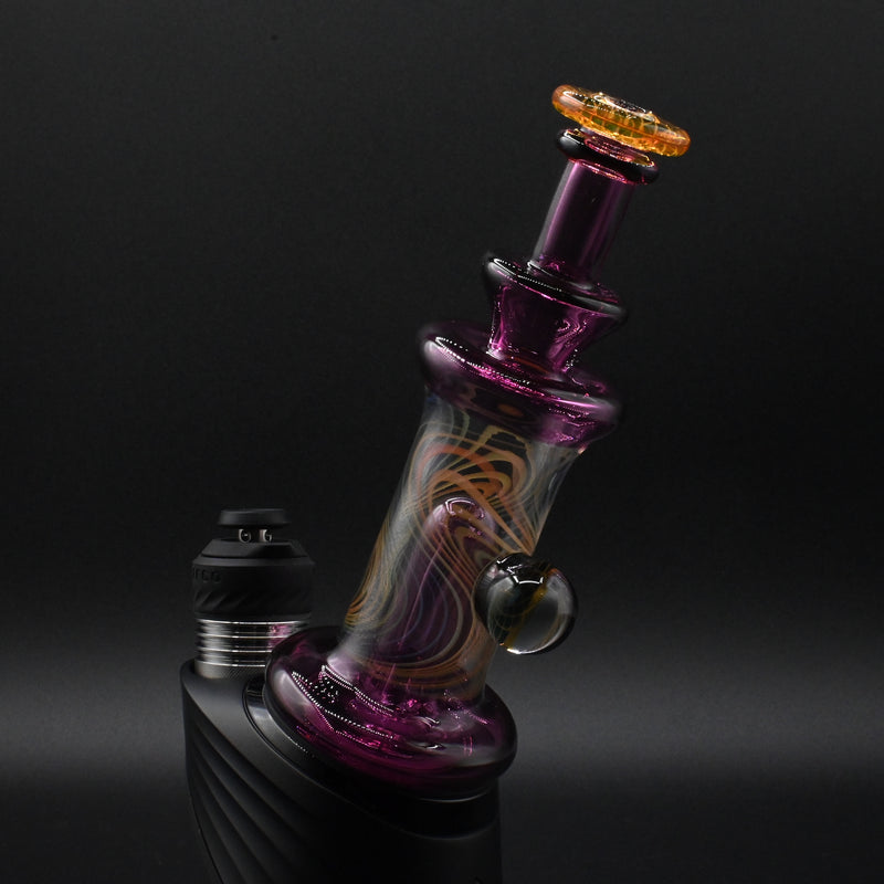 Gatez Glass Single Color Peak Water Top - Gold Amethyst