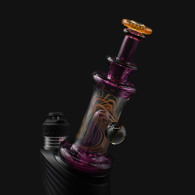 Gatez Glass Single Color Peak Water Top - Gold Amethyst