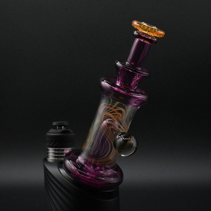 Gatez Glass Single Color Peak Water Top - Gold Amethyst