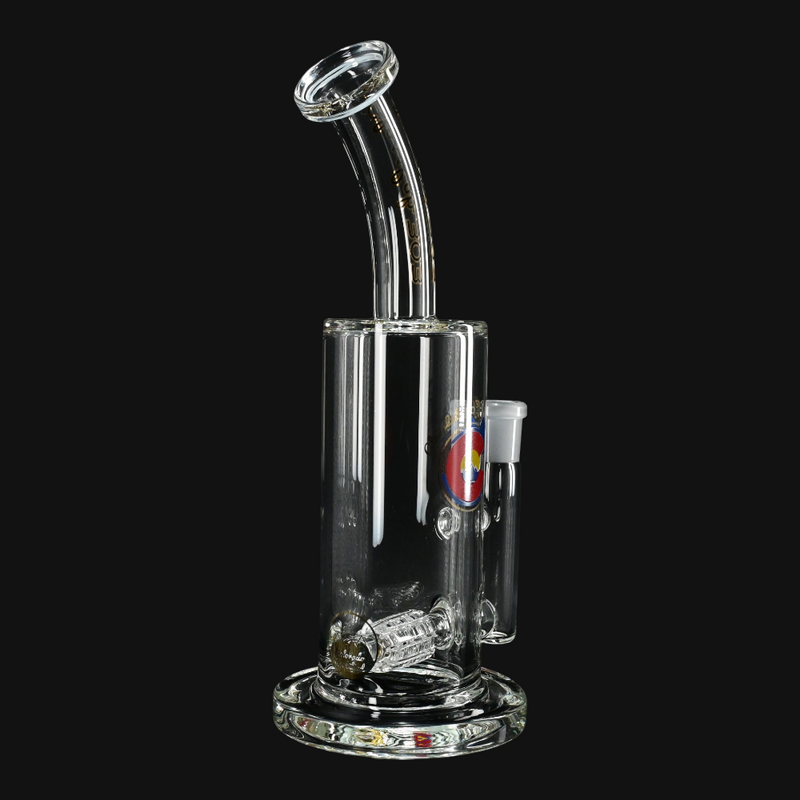 Glass Lab 303 8" Compact Scientific Percolator Rig - Grid