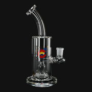 Glass Lab 303 8" Compact Scientific Percolator Rig - Showerhead