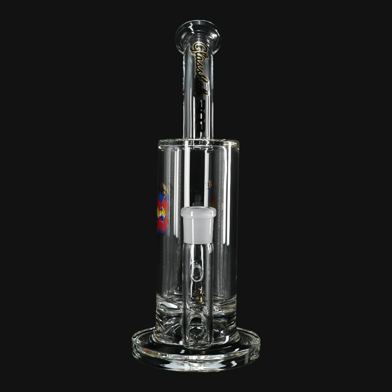 Glass Lab 303 8" Compact Scientific Percolator Rig - Turbine front view