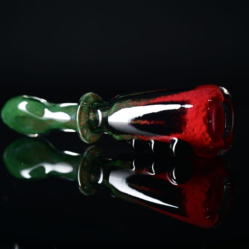 Goblin King Chillum - Black/Green/Red