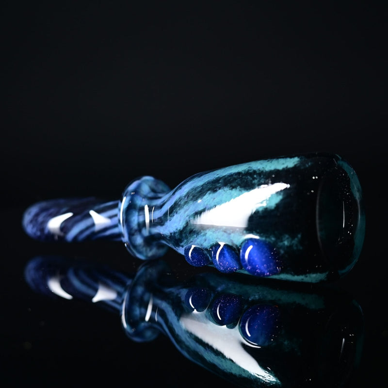 Goblin King Chillum - Black/Purple/Blue