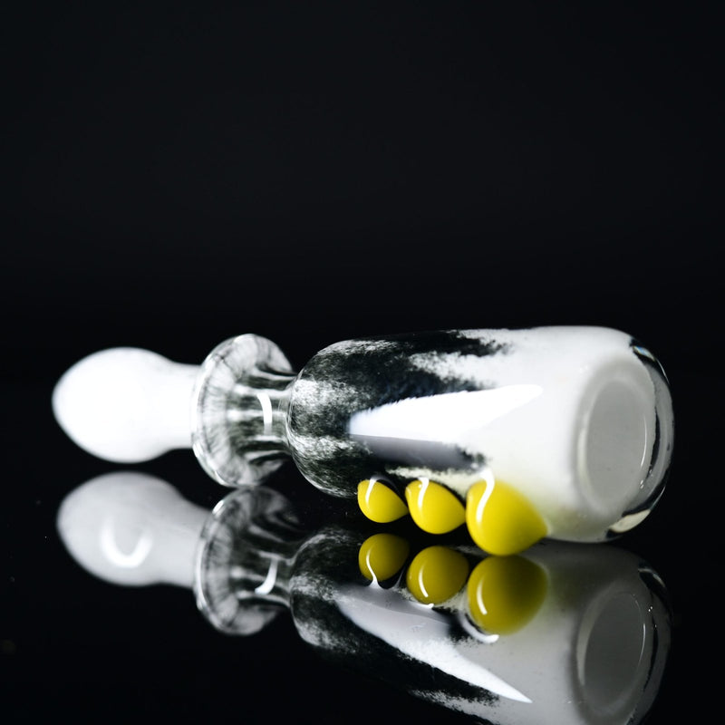 Goblin King Chillum - Black/White