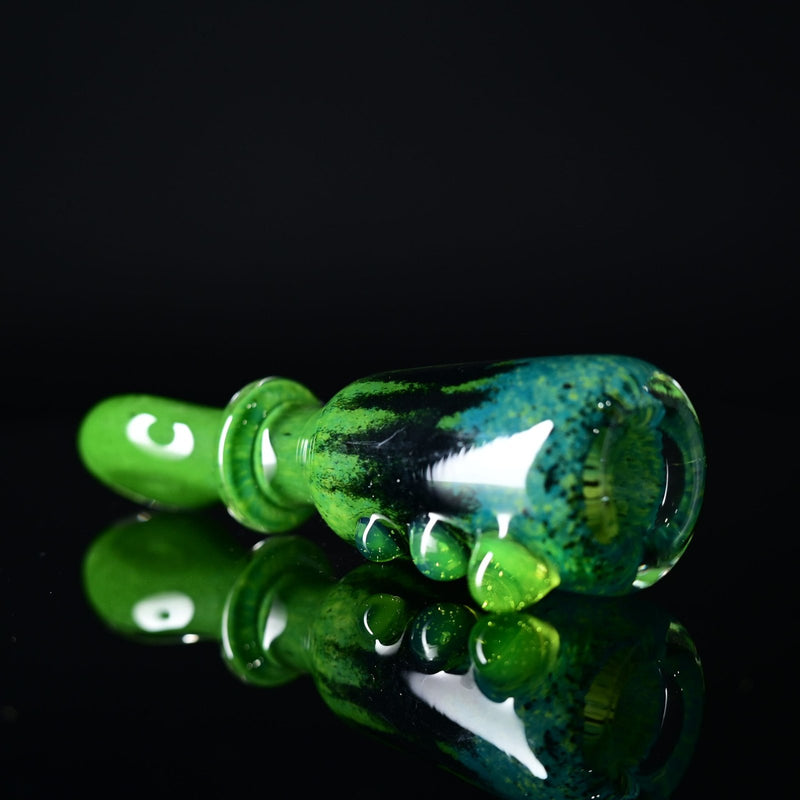 Goblin King Chillum - Green/Black/Blue