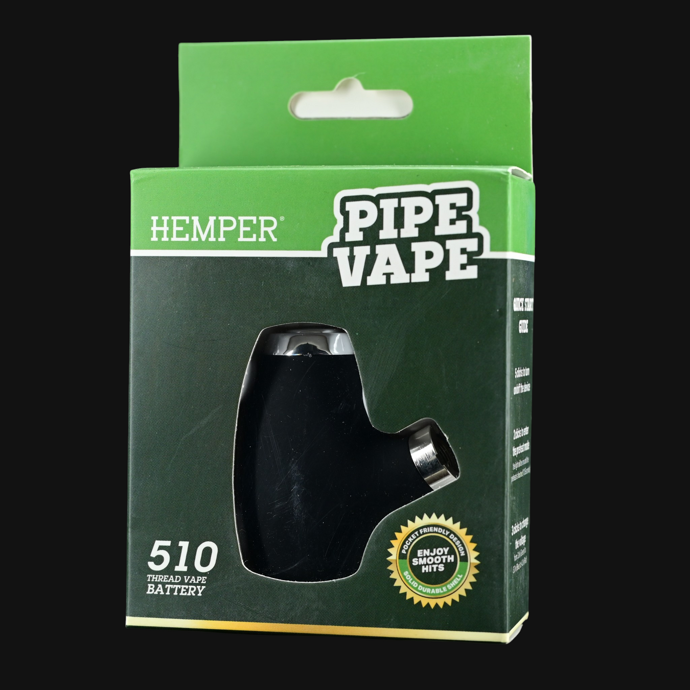 Hemper Pipe 510 cartridge battery black